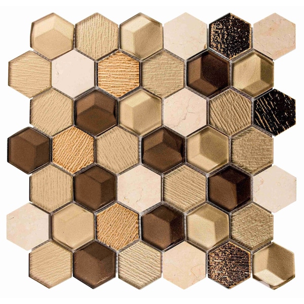 Andova Tiles ANDOVA TILES Xen 2" W x 2" L Mosaic Wall Tile ANDXEN606 - main